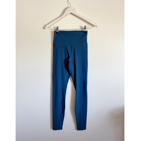 LULULEMON 4 Wunder Under High-Rise Tight 28” *Full-On Luxtreme Deep Marine Teal - Picture 2 of 9